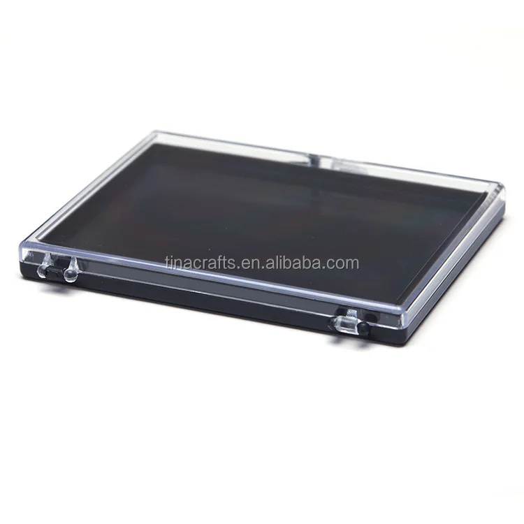 Rectangle Hinged Lid Plastic Containers /small Box With Hinged Lid