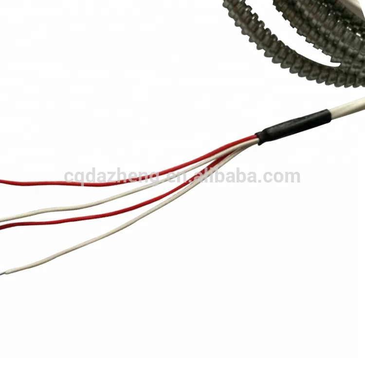 4 Wire Pt100 Temperature Sensor With Armor Cable Buy Pt100 Temperature Sensorpt100 Sensor4 6946