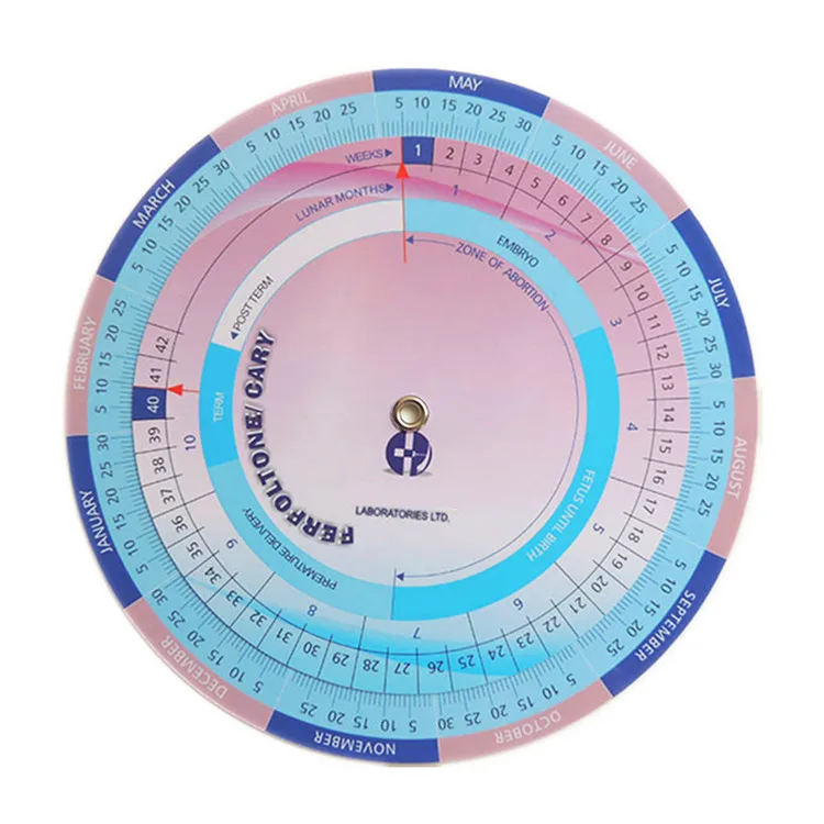 Gestation Calculator Baby Born Wheel Pregnancy Goniometer Expected Date Of Birth Calculator