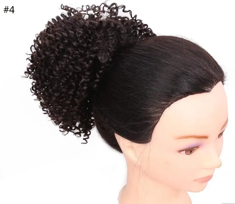 8inch Synthetic Chignon Bun Curly Hair With Two Plastic Combs Easy Chignon Updo For Short Hair Wedding Hairstyles Golden Beauty Buy 8inch Synthetic