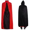 Gothic Hooded Stain Cloak Wicca Robe Witch Larp Cape Women Men Halloween Costumes Vampires Fancy Party
