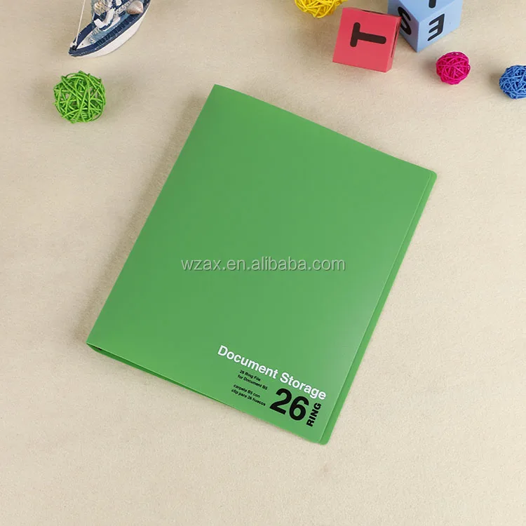 Pp 26 Rings Binder B5 Size Pantone Color File Folder Hand Print