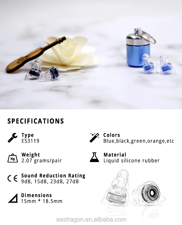 High Fidelity Musician Nontoxic Silicone Ear Plugs Buy High Fidelity