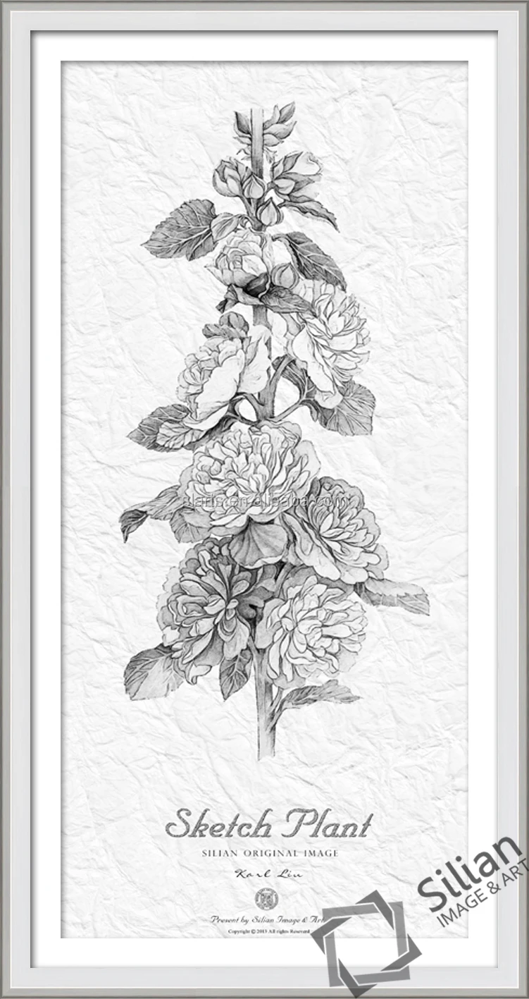 Bunga Kertas Lukisan Sketsa Buy Lukisan Bunga Sederhana