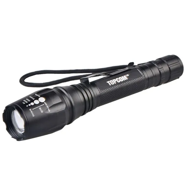 High Power 1800 Lumen Zoomable XM-L T6 LED Torch Zoom Lamp Flashlight