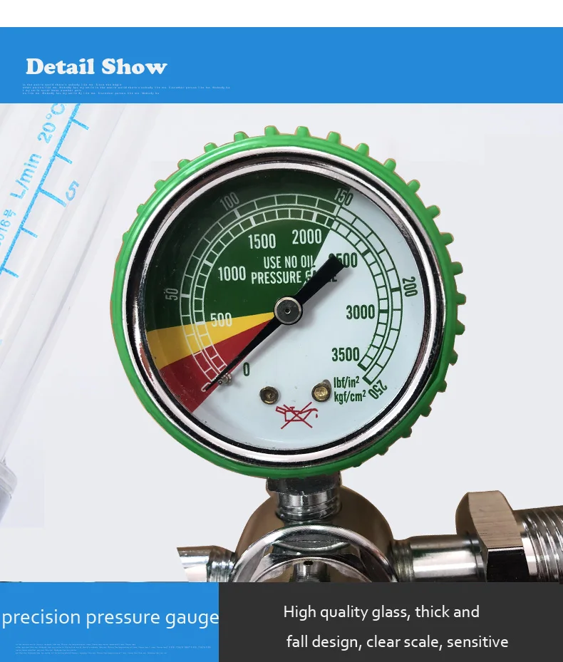 High Quality Medical Oxygen Cylinder Flow Meter Oxygen Flowmeter With