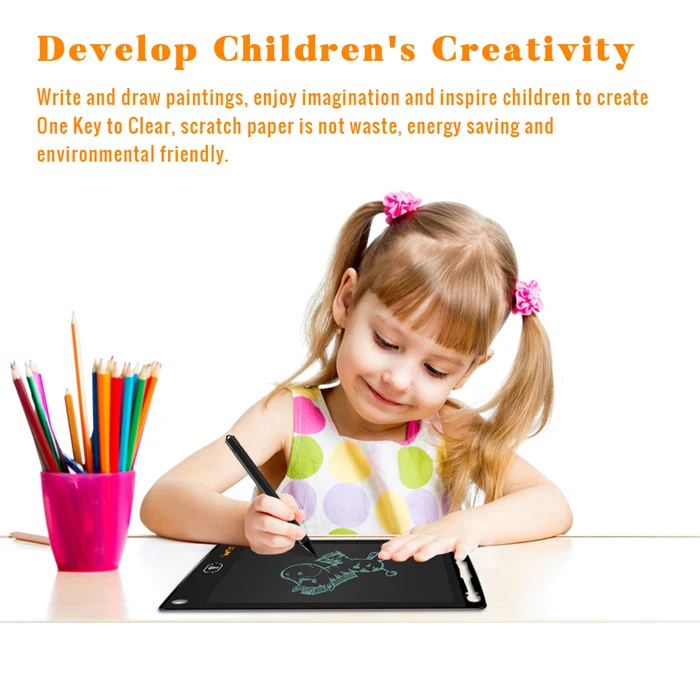 Drawing Toys 8.5 Inch LCD Writing Tablet Erase Drawing Memo Pad Electronic Paperless LCD Writing Board