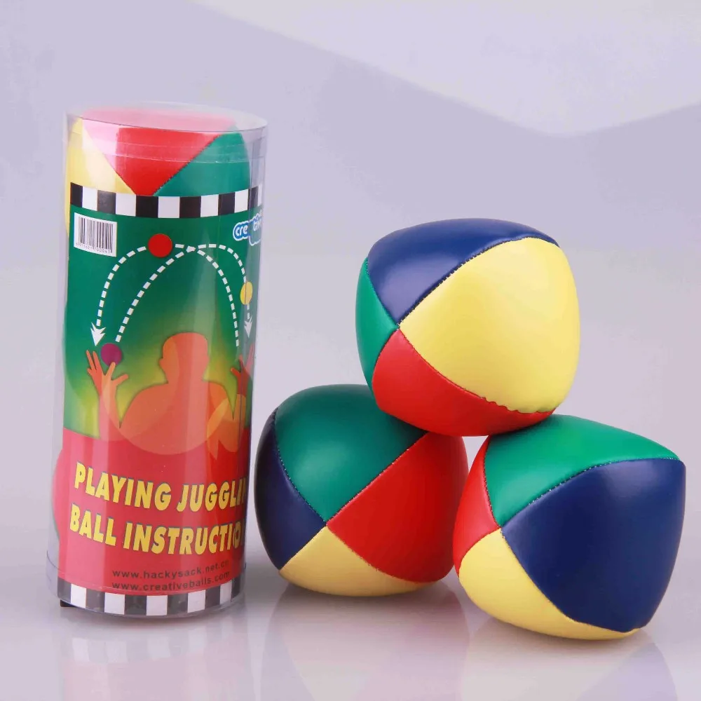 Logo Custom Pu Leather Clown Colorful Juggling Ball Buy Juggling Ball,Pu Leather Juggling Ball