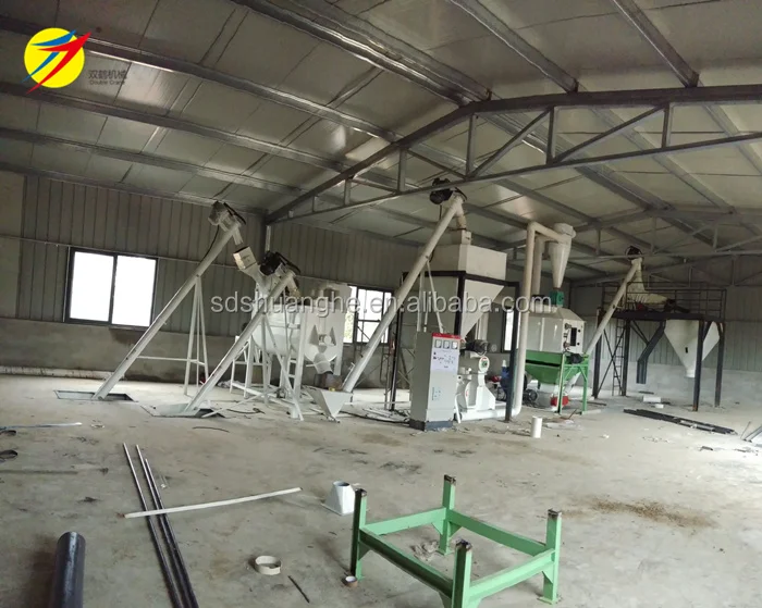 chicken feed pellet line 