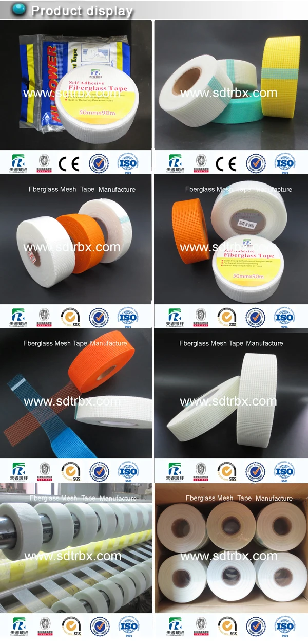 Dry wall plaster mesh tape 8*8 60g/m2