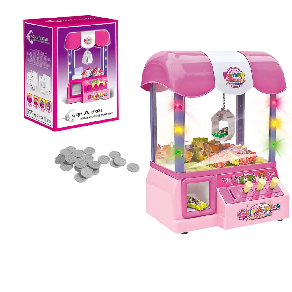 50 Coins Plastic Miniature Jackpot Fruit Game Machine For Children