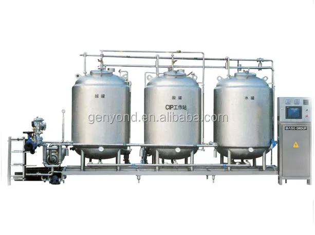 Factory Genyond Automatic Cip System Washing & Cleaning Unit Cip Tank ...