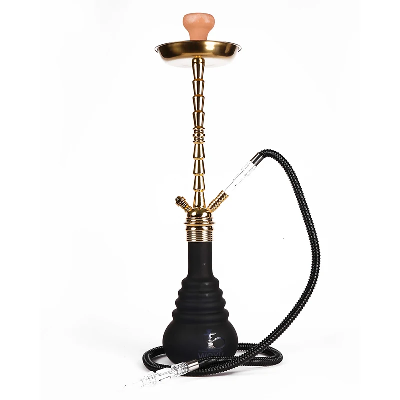 High Quality Custom China Shisha Flame Glass Bottle Hookah Zinc Alloy