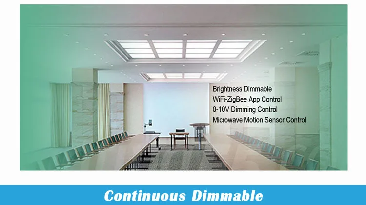zigbee 36w 40w 42w dimmable ultrathin led panel light
