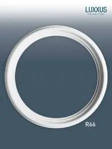 48 cm = 18 inch diameter ORAC R09 Ceiling Rose Rosette Medallion Centre quality polyurethane classic style decor white