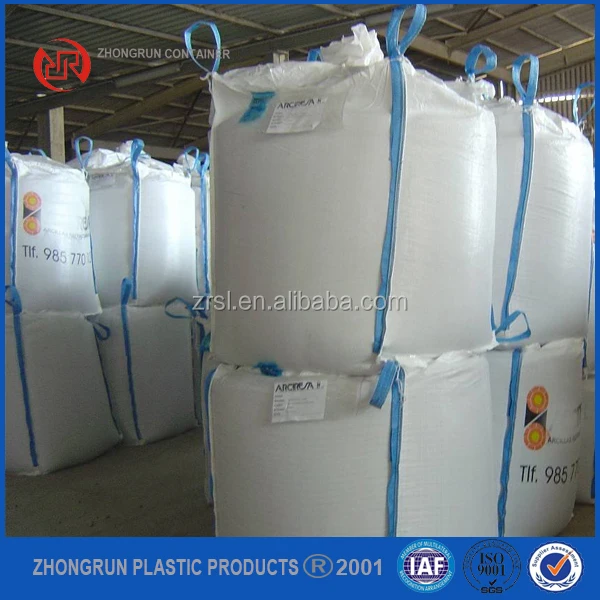 Pp Jumbo Bags For Soil Sand Heavy Duty 550kg 1 Ton Bag Woven 500kg Construction Waste And