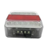 Super Bright Truck Trailer LED Stop Turn Tail Lights License Plate Lamp with Reflector