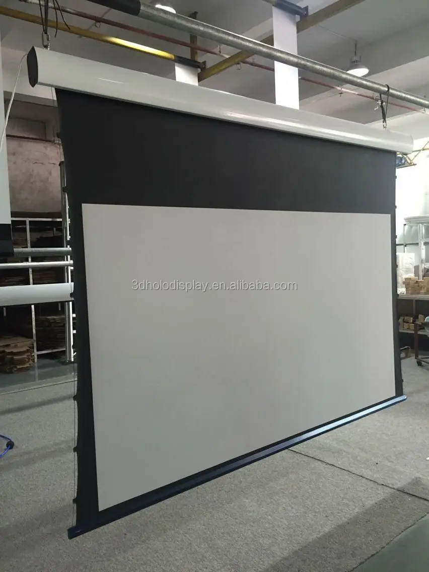 Ceiling Mount Electric Tensioned Projection Screen Motorized Tab Tebsion Projector Screen Buy Tensioned Projection Screen Motorized Projector