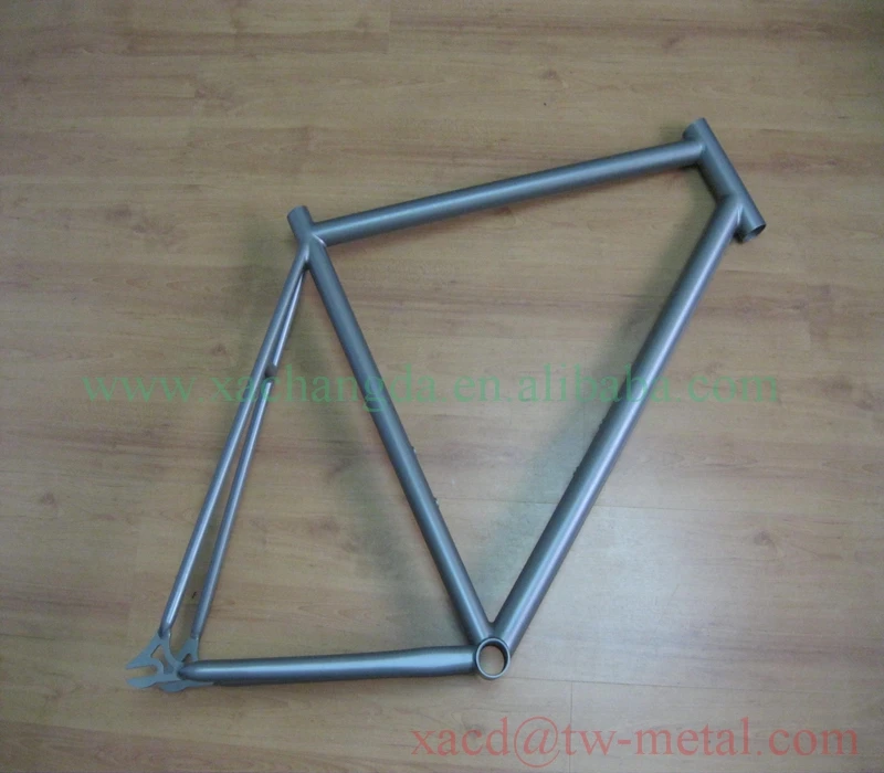 Titanium Standard Track Bike Frame With Sanding Blast Finished Xacd