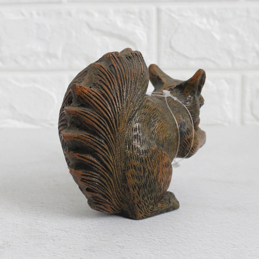 Little squirrel antique bronze animal sculptures