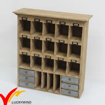 Handmade Solid Wood Antique Organizer Wall Cubby Shelf Handmade Solid Wood Antique Organizer Wall Cubby Shelf