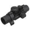 Victoptics 1x30 Four Reticle Red Dot Scope w/ Weaver Rings Flip-up Caps