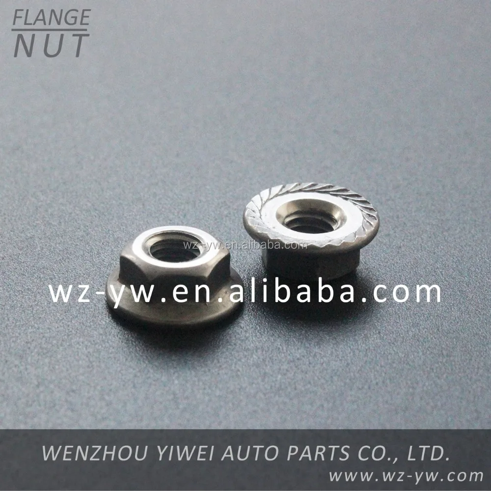
IFI-100/107 Carbon Steel auto fastener Prevailing Torque Type Hex Flange Nut 