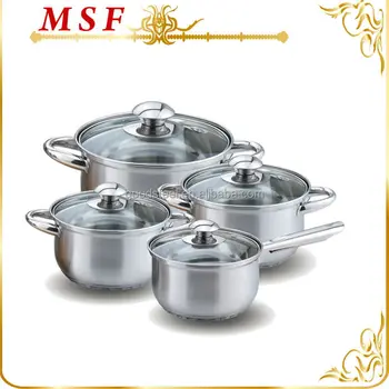 High end 8pcs Surgical Stainless  Steel  Kitchen  Queen  