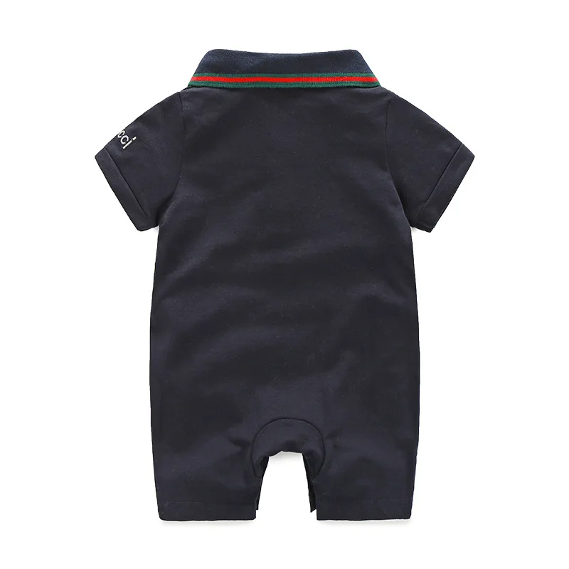 Yq310 China Wholesale Baby Boy Black Polo Romper Pure Color Newborn Clothes  - Buy Baby Boy Polo Romper,Pure Color Newborn Romper,Wholesale Baby Romper  Product on 