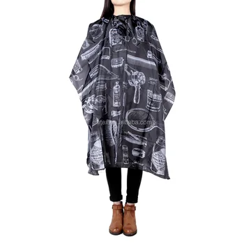 Free Sample Personalized 210t 100 Polyester Custom Printed Free Sample Personalized 210t 100 Polyester Custom Printed Customized Logo Salon Haircut Cover Barber Capes