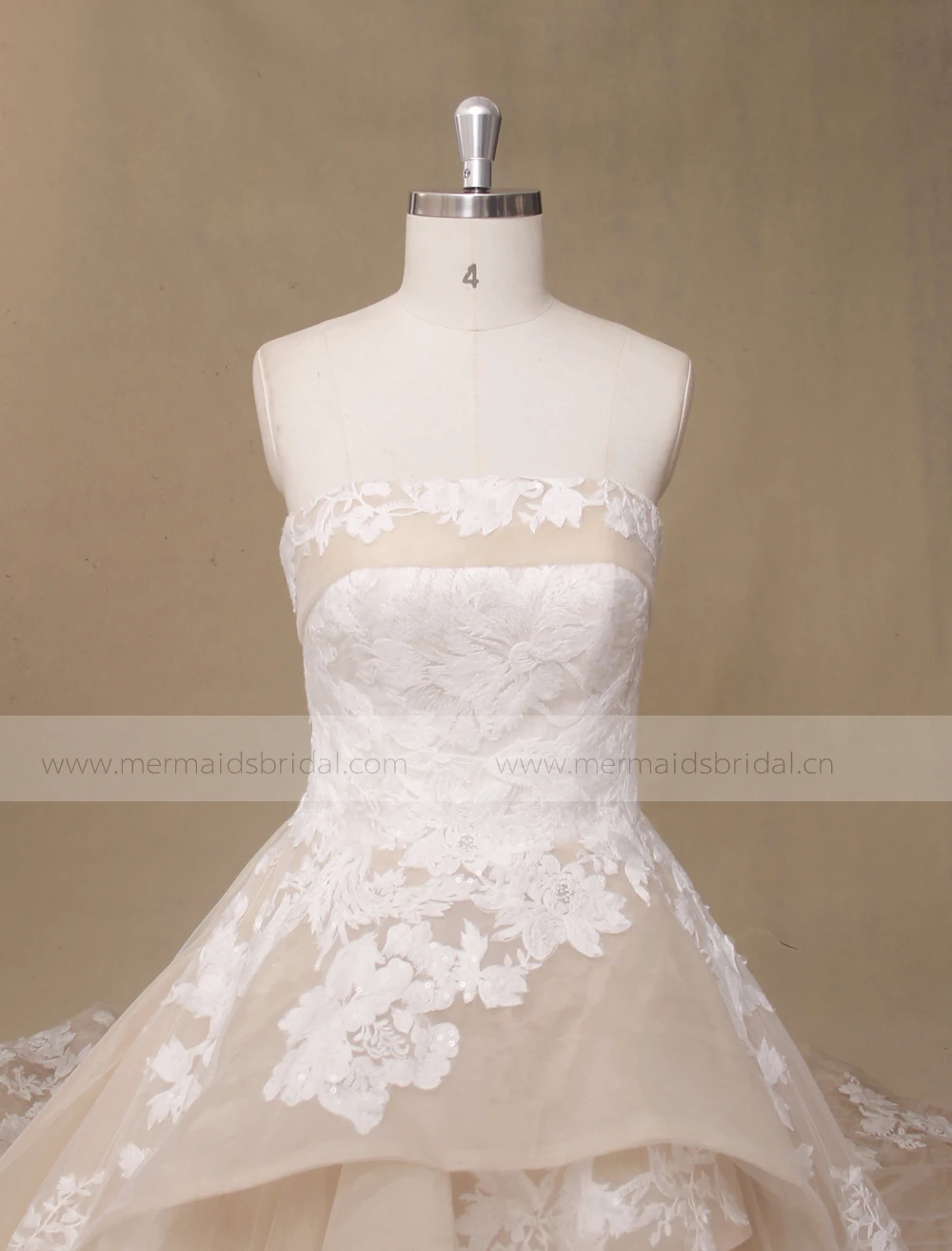 Wedding Gown Designs Western Champagne Ivory Color Wedding Dress