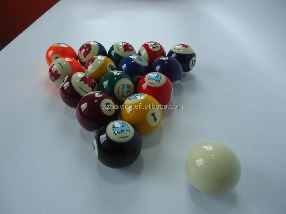 Custom Logo Billiard Ball Custom Made Pool Balls Decorative Pool