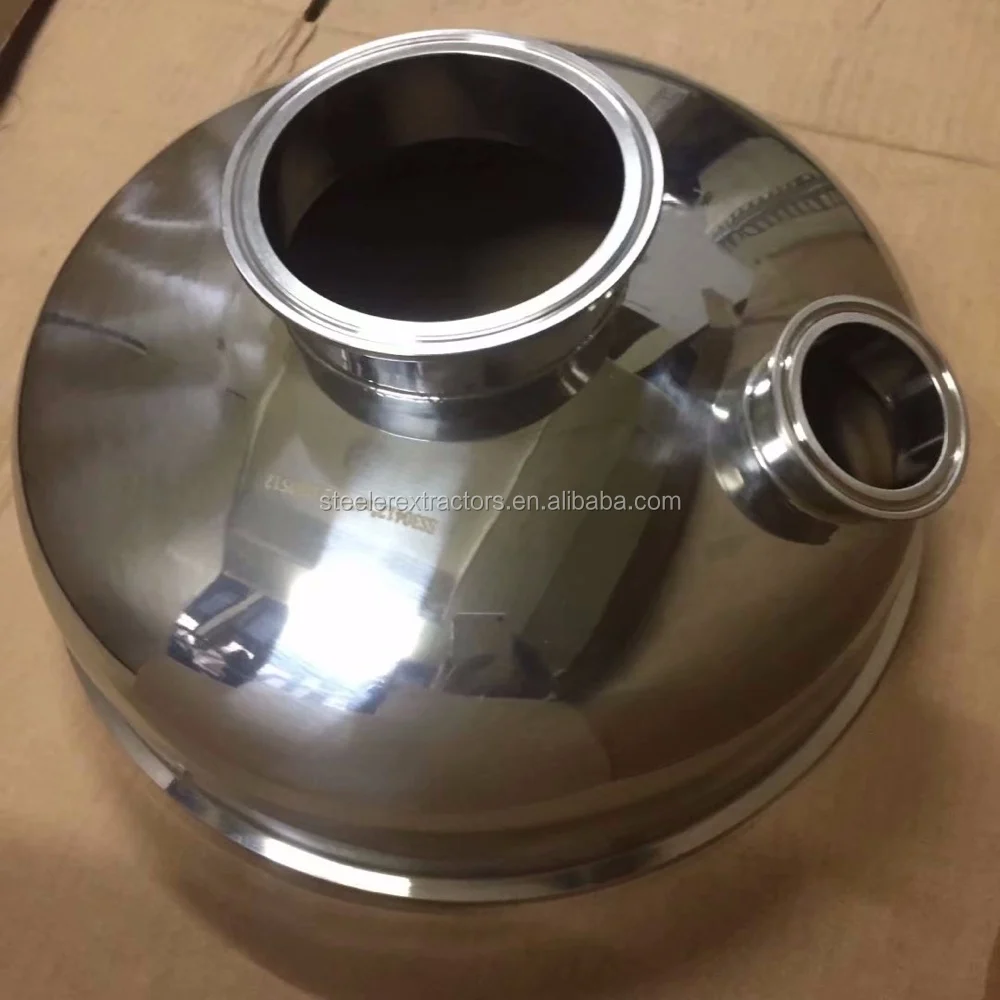 SS304 Tri Clamp Bowl Reducer 10inch X 4inch X 2 Inch for Ethanol Extraction