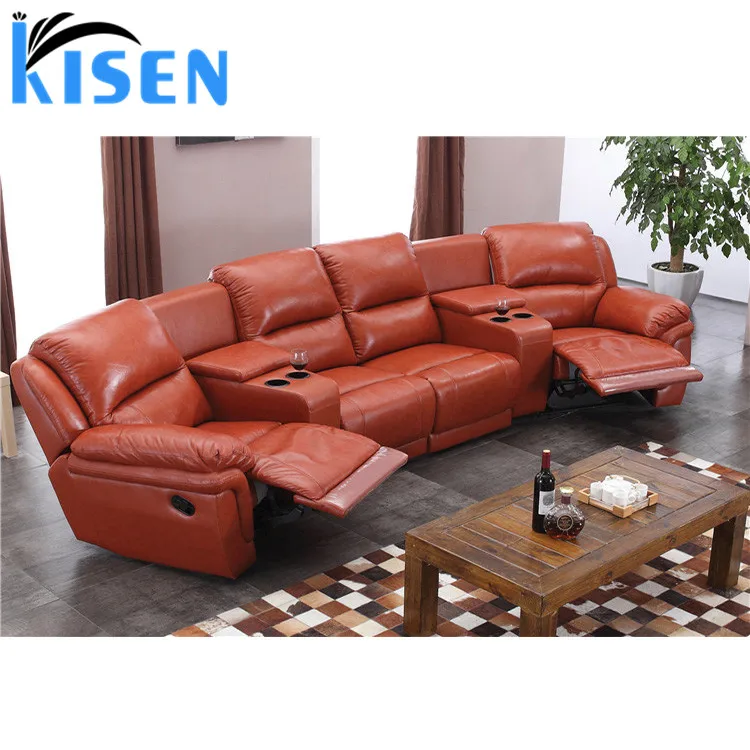 Home Theater Recliner Leather Corner Sofa 6014tv Home Theater Recliner Leather Corner