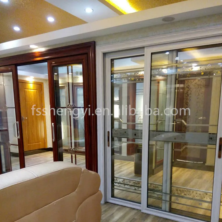 Modern Design Aluminum Bathroom Door With Double Tempered Glass For Toilet - Buy Aluminum