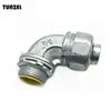 Rain tight 90 degree malleable flexible conduit connector by Chinese supplier
