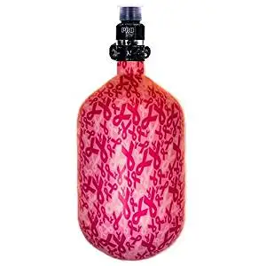 Ninja Carbon Fiber HPA Tank - SUPERLIGHT / SL - PRO V2 REG - 68/4500 - Breast Cancer Awareness