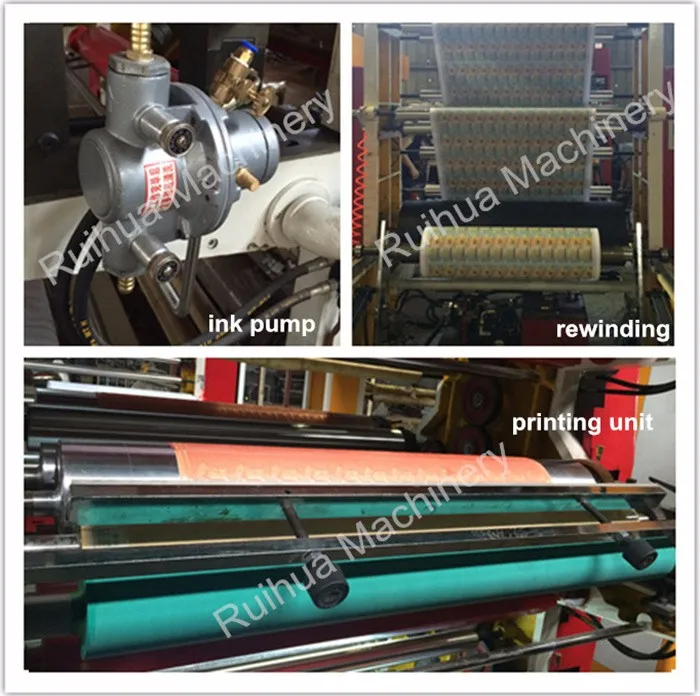 New Design Top Sale Plastic Bag Printer for Roll to Roll Printing