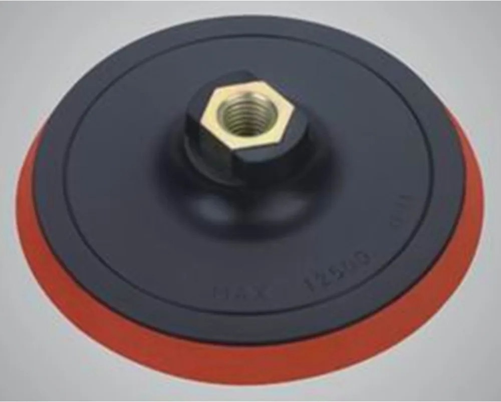 7"/180mm Rubber Plastic Grinder Sanding Disc Backing Pad For Hex Shank