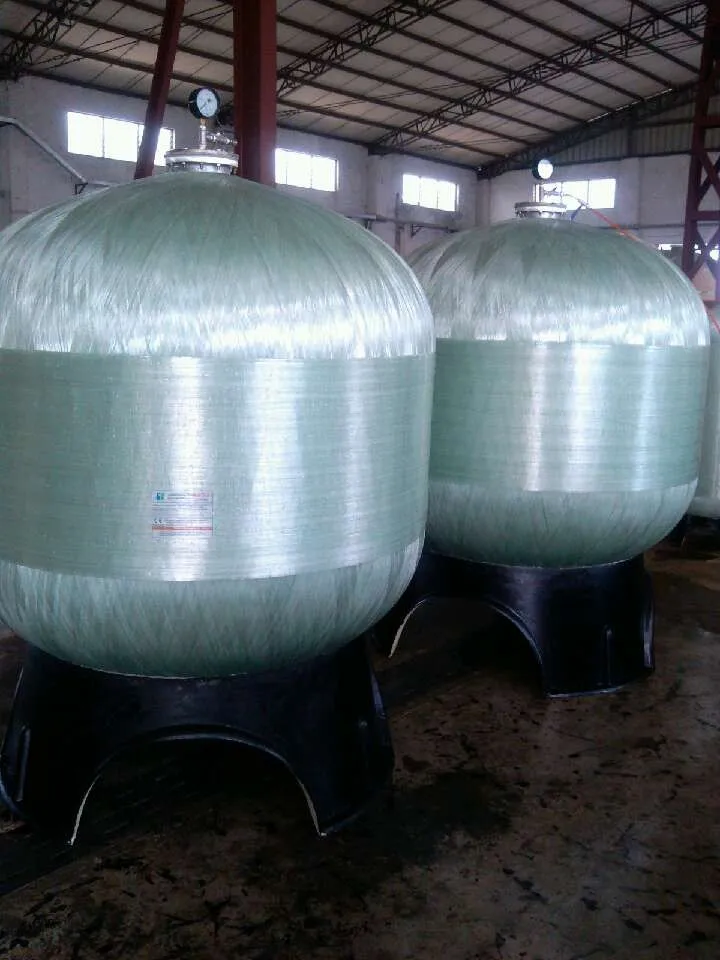 FRP water tank storage tank with 100psi 150psi OC/ pentair water filter