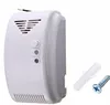 Metal+Plastic housing portable natural gas detectors sensor easy install lpg detector