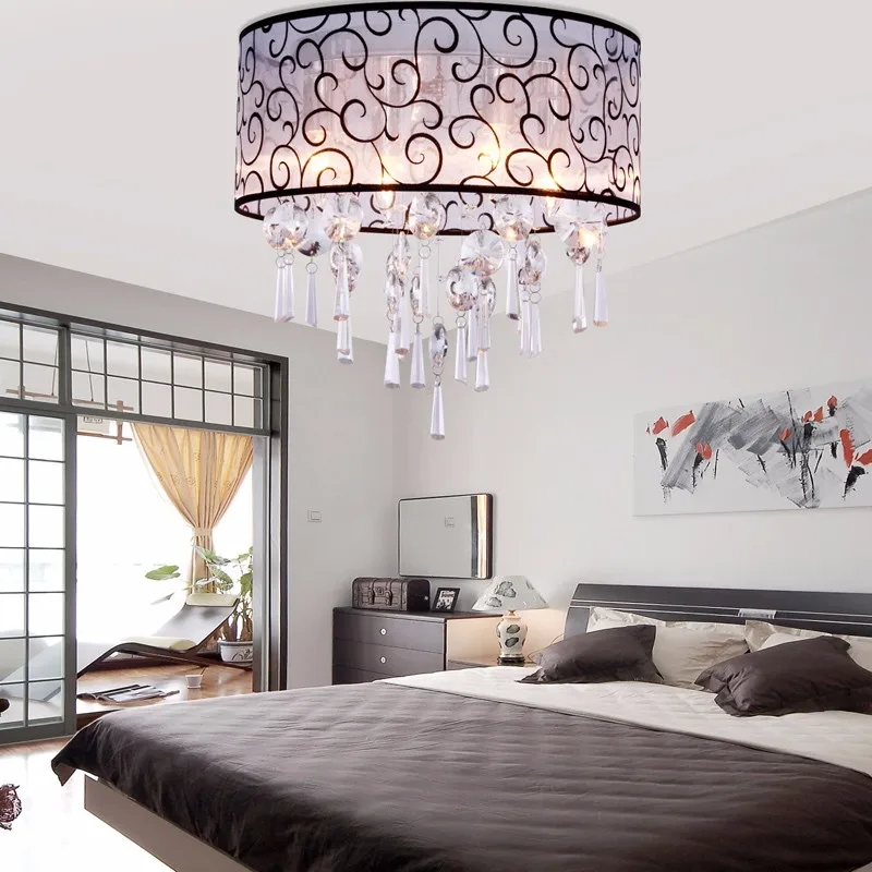 Elegant Transpa Crystal Chandelier Pendant Light With 4 Lights The Illuminating Elegance Of Crystal On Ceiling Is Virtually Unmatched By Any Other Material