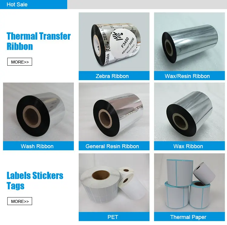 TTO thermal transfer printer ribbons TTR