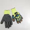 Auto Mechanic Wear Carpenter Plus Exposed 3 Fingers Gloves