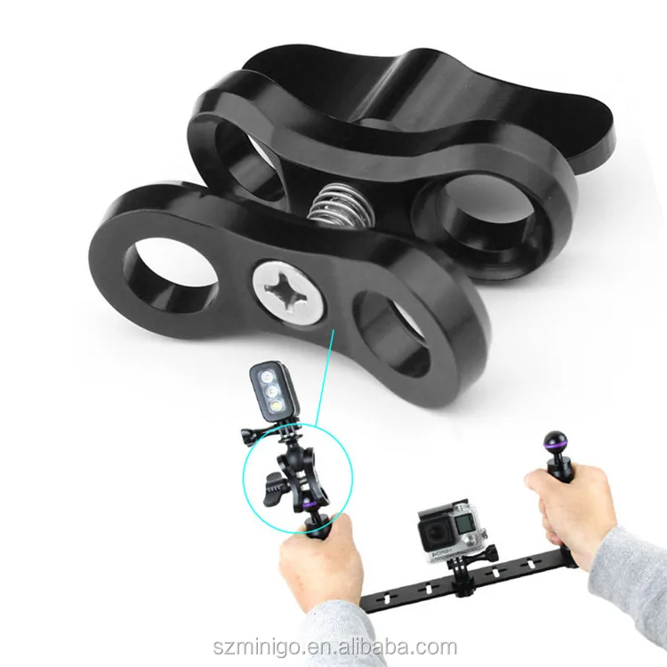 Ball Clamp Mount Clip Adapter Bracket Holder For Action Camera