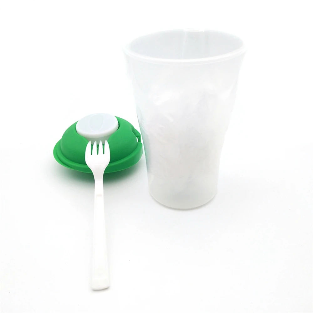 fresh salad container serving cup shaker