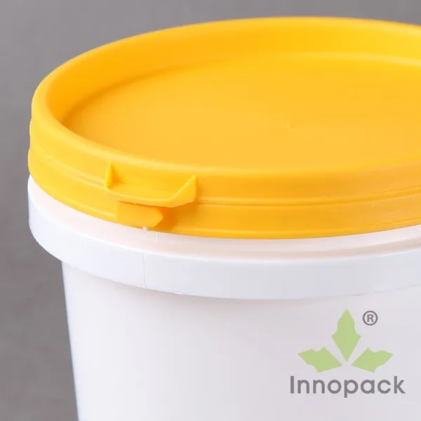 Food Grade Buckets 1 Liter Heat Resistance Plastic Bucket With Lid