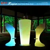 luminous Japanese design led dining colorful table