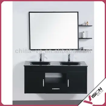 Glass Wash Double Basin With Mirror Shelf Bathroom Vanity Buy Vanity Wash Hand Basin Mirror Shelf Bathroom Vanity Double Basin Vanity Product On Alibaba Com