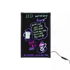 outdoor advertising board illuminate led writing board message for shop/restuarant
